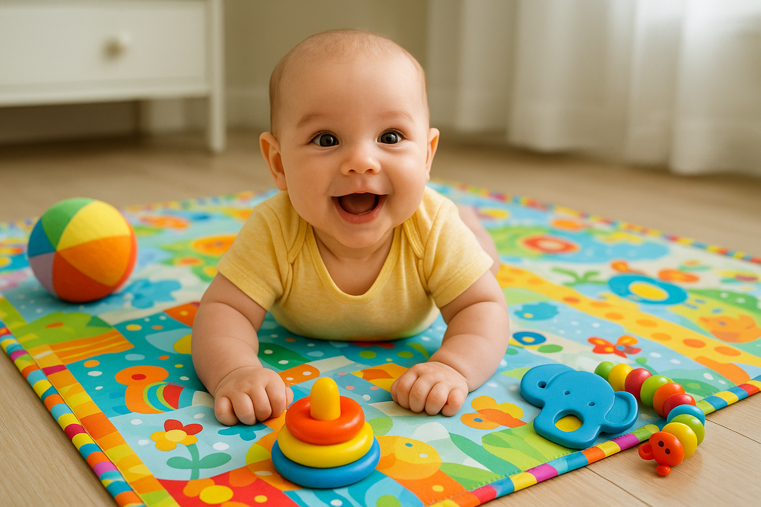 Daily Tummy Time Strengthens Baby's Neck and Shoulder Muscles