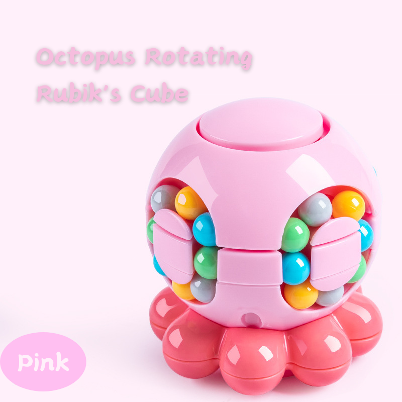 Octopus Fidget Fun Educational Spinner & Rubik's Cube Toy Puzzle Game for Kid 3 Years + - Little Kooma