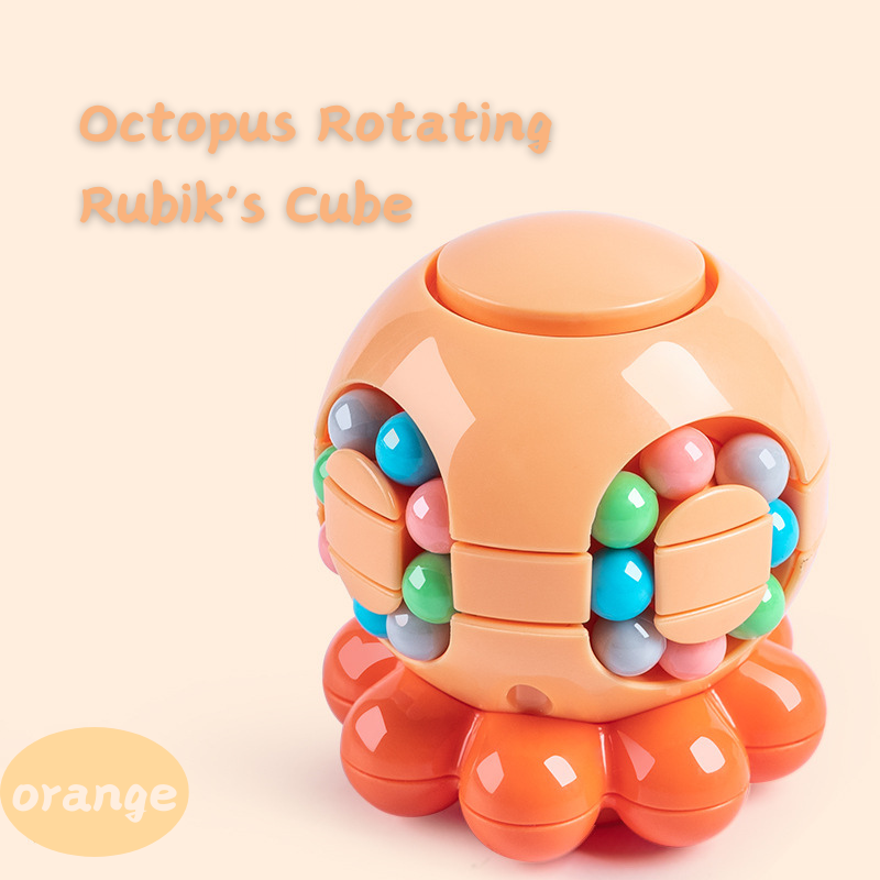 Octopus Fidget Fun Educational Spinner & Rubik's Cube Toy Puzzle Game for Kid 3 Years + - Little Kooma