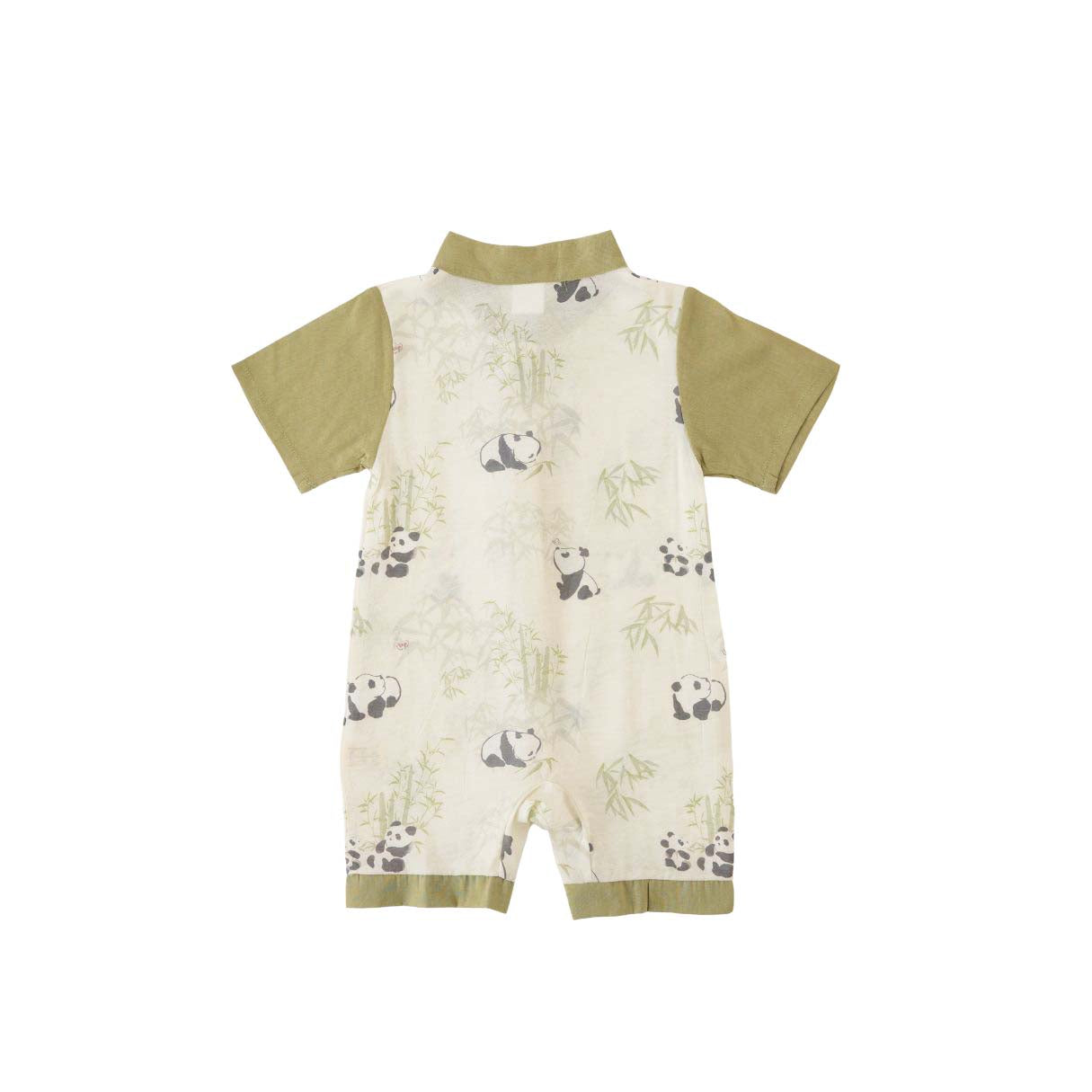 Singapore Souvenir Gift Panda Eat Bamboos Baby Boy Cheongsam Romper 0841 - Little Kooma