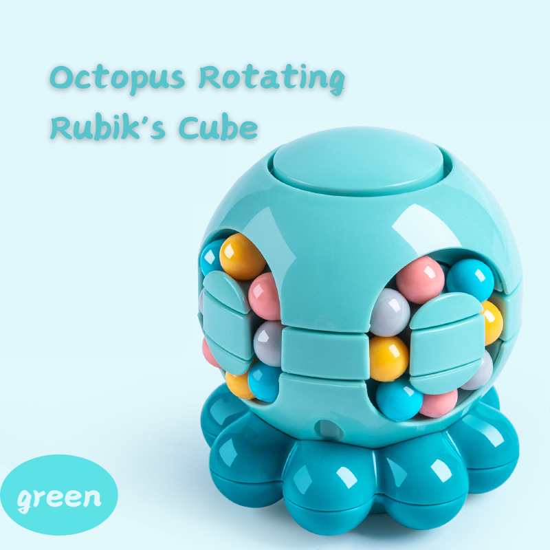 Octopus Fidget Fun Educational Spinner & Rubik's Cube Toy Puzzle Game for Kid 3 Years + - Little Kooma