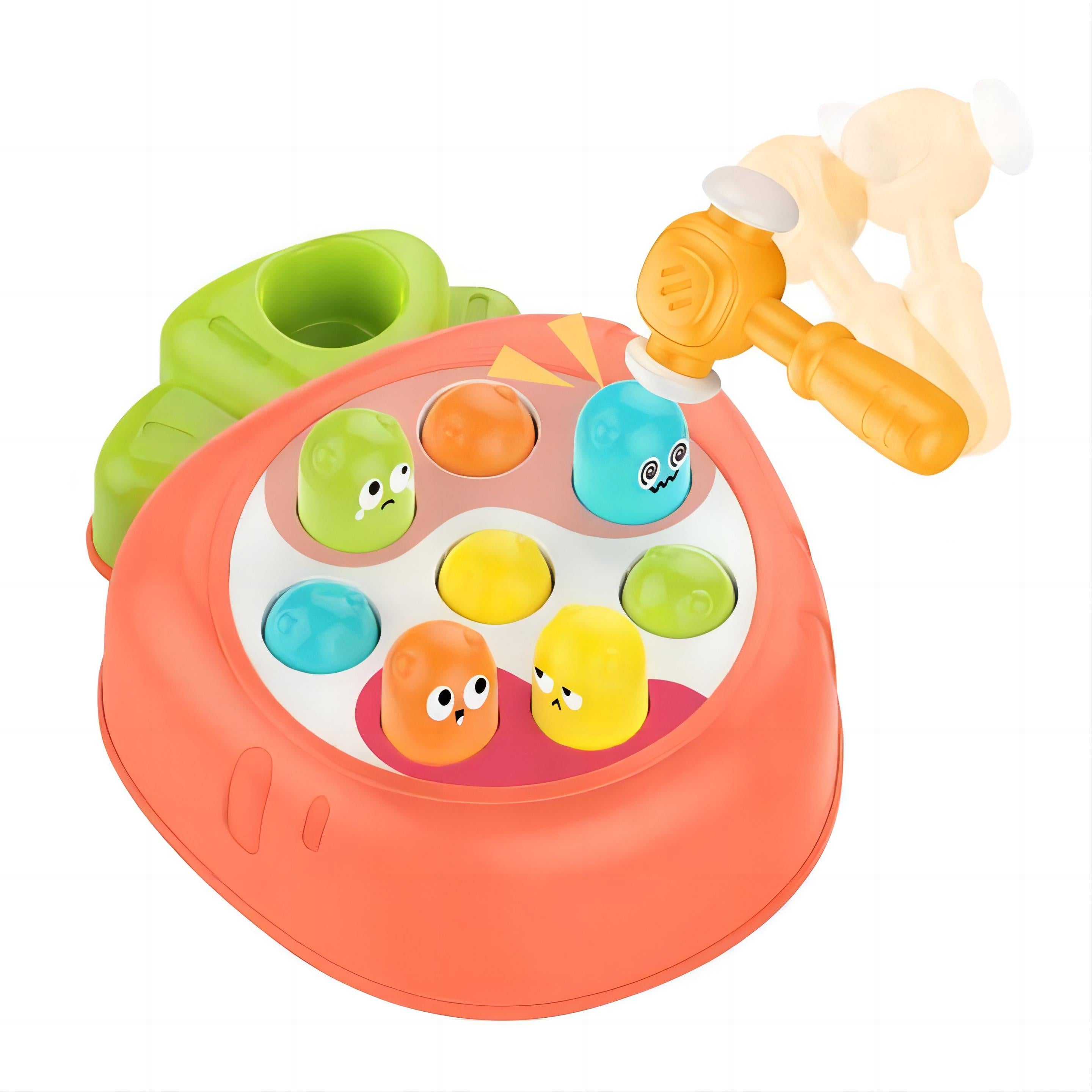 Whac-A-Mole Classic Hammer Game – Pure Mechanical Fun, No Batteries 18 Months + - Little Kooma