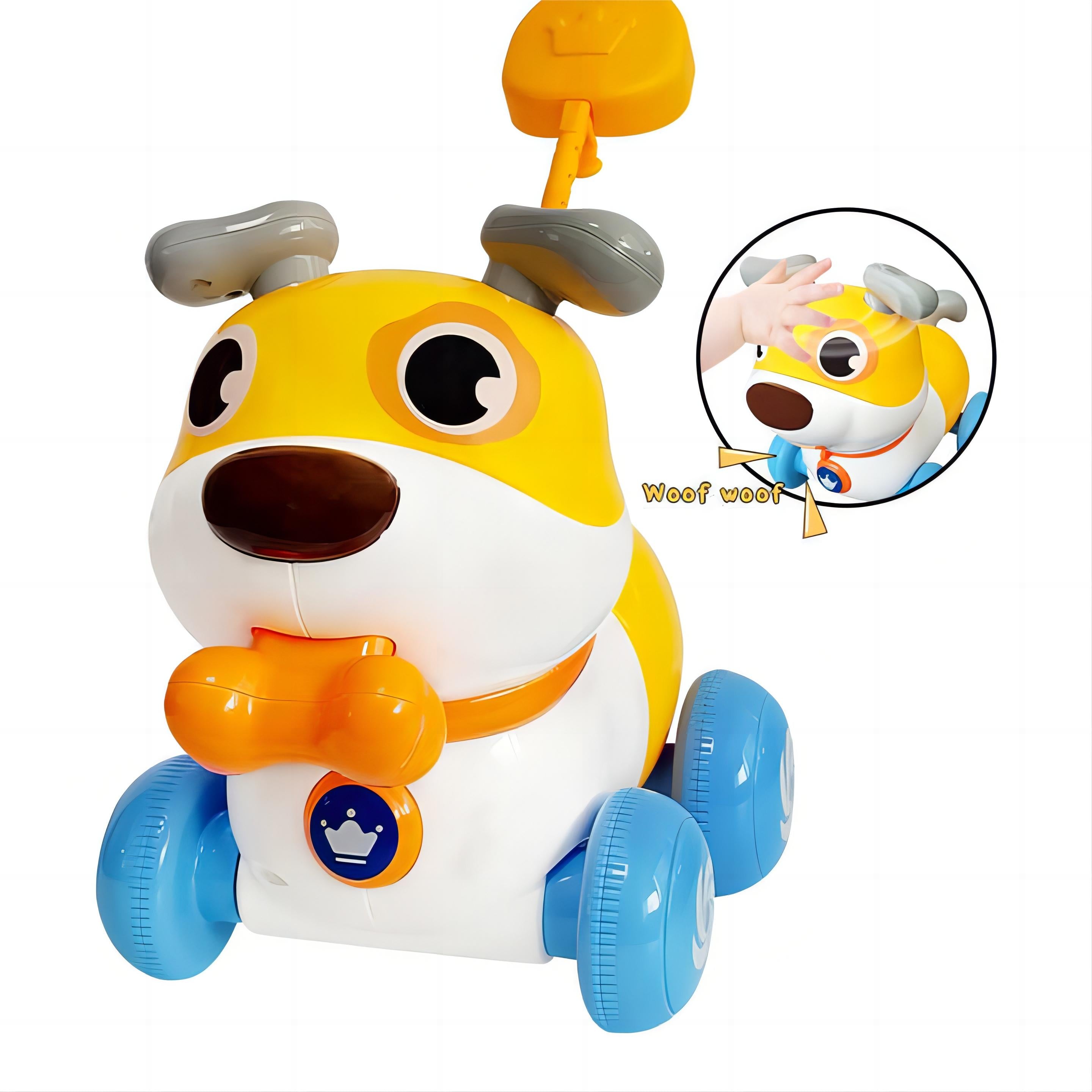 360° Interactive Pull & Push Baby Buddy – Feed, Pet, Play Smart Learning Toy 18 Months + - Little Kooma