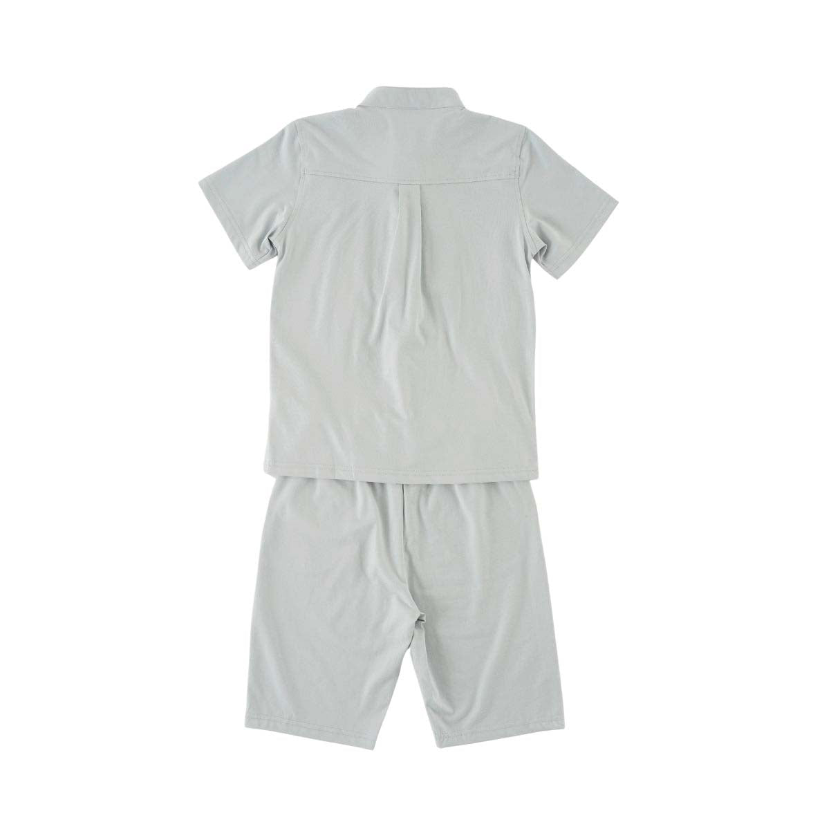 Singapore Souvenir Gift Vitality n Wisdom Blue Family Set Baby Kids Boys Cheongsam Set Top n Shorts CNY Chinese New Year Outfit 0844 - Little Kooma