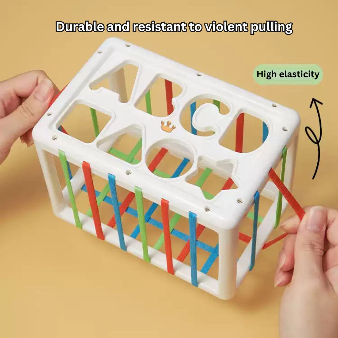 Rainbow Plug & Play Activity Set – Shape & Letter Matching, Fine Motor Skills, BPA-Free ABS, and Durable Early Learning Toy 18 Months + - Little Kooma