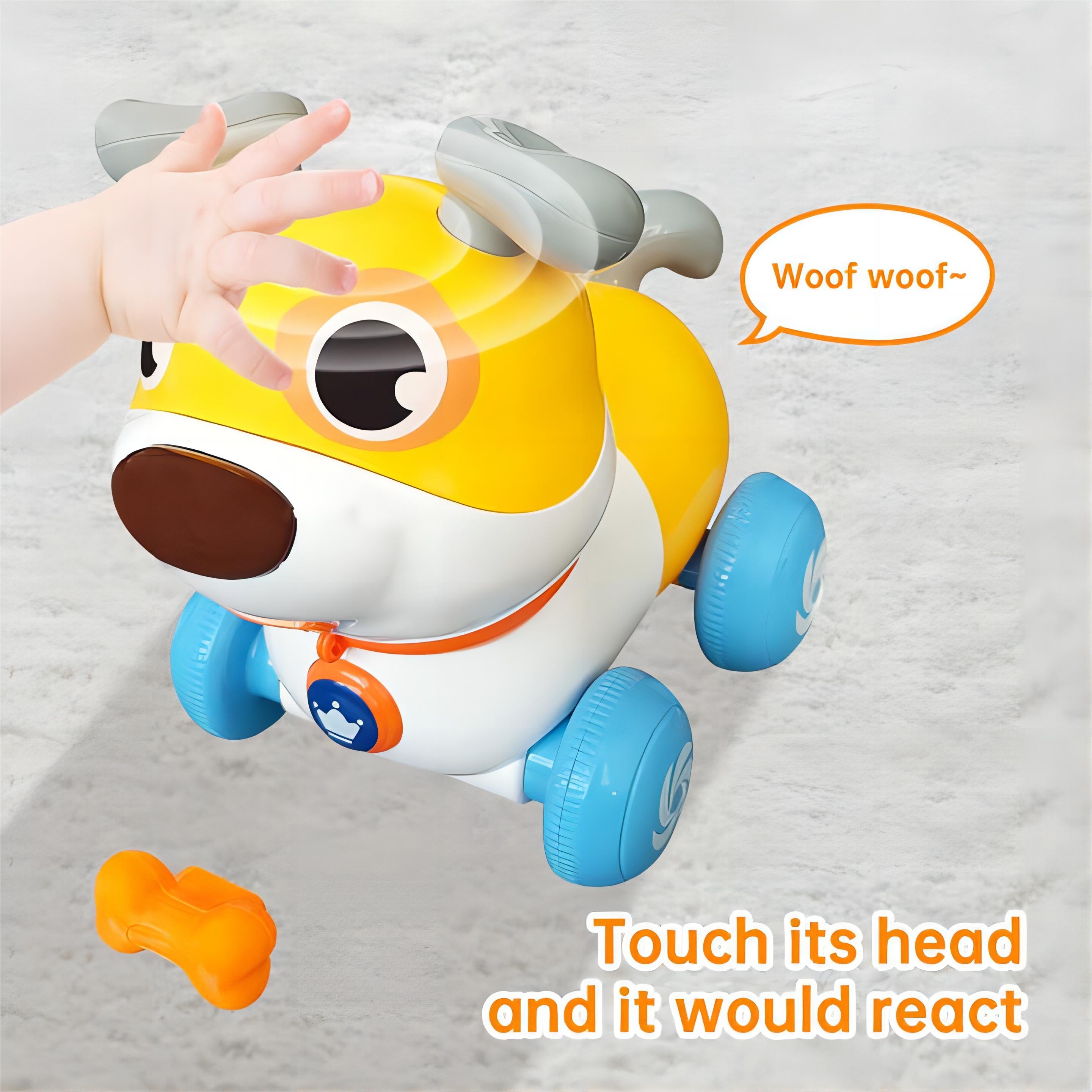 360° Interactive Pull & Push Baby Buddy – Feed, Pet, Play Smart Learning Toy 18 Months + - Little Kooma