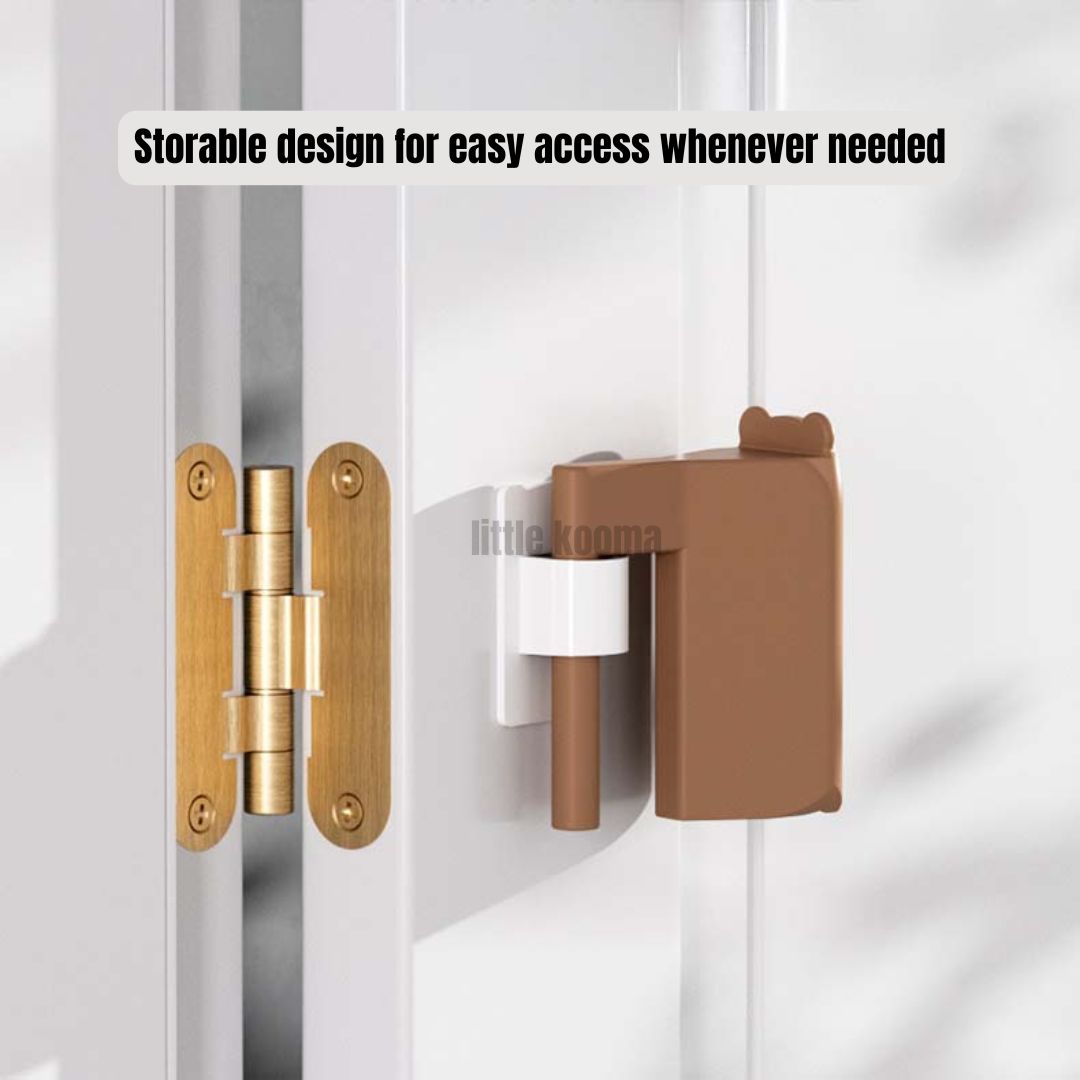 Hanging Door Stopper – Soft, Anti-Pinch Door Cushion for Baby Safety & Quiet Closing - Little Kooma