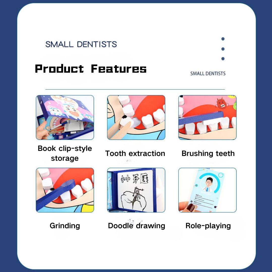 Little Dentist Write n Draw Play Set 3 Years + - Little Kooma