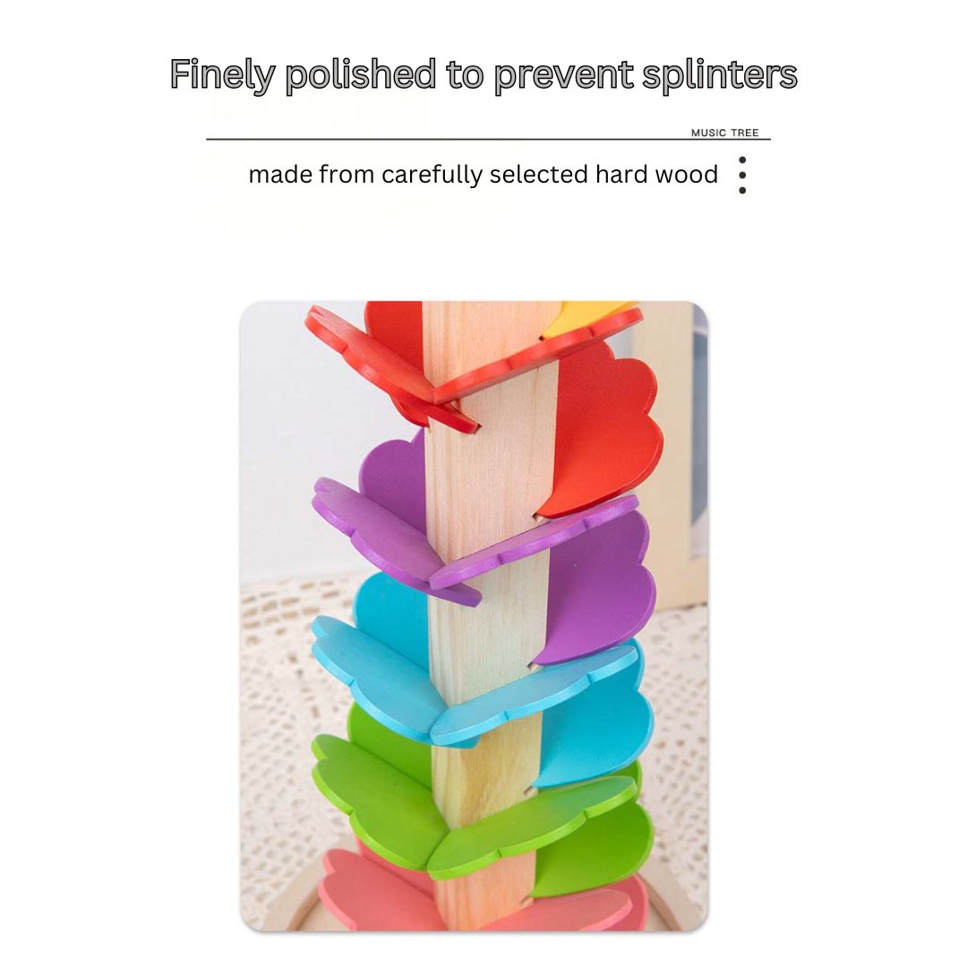 Wooden Marble Run Toy with Spiral Race Tracks, STEM Building Set for Kids Ages 3 Years + - Little Kooma