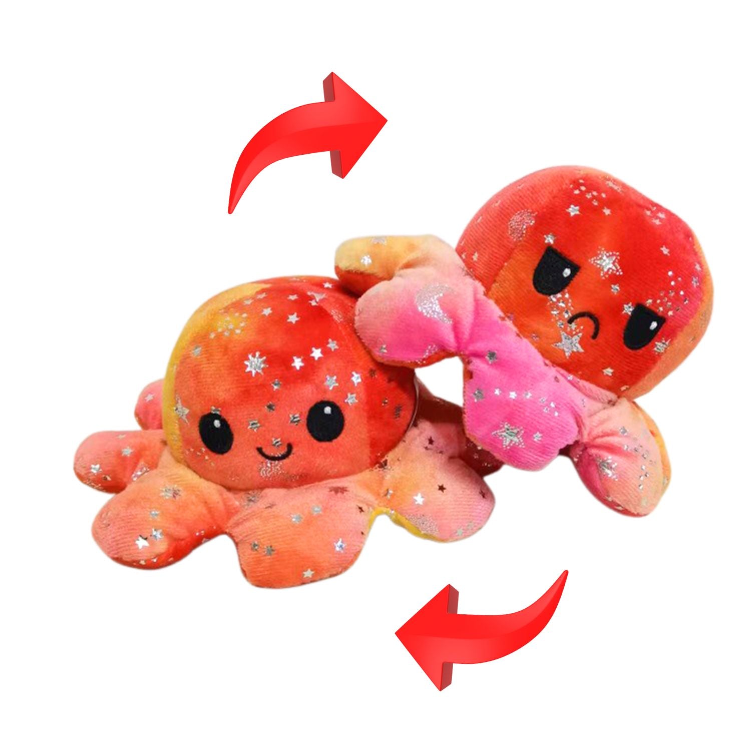 Kids Reversible Octopus Plush 20cm Clearance Sale 6 Years + - Little Kooma