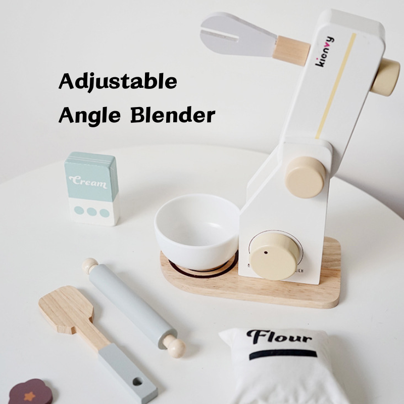 Kids Boys Girls Pretend Play Mini Wooden Household Appliances - Coffee Machine Blender 3 Years + - Little Kooma