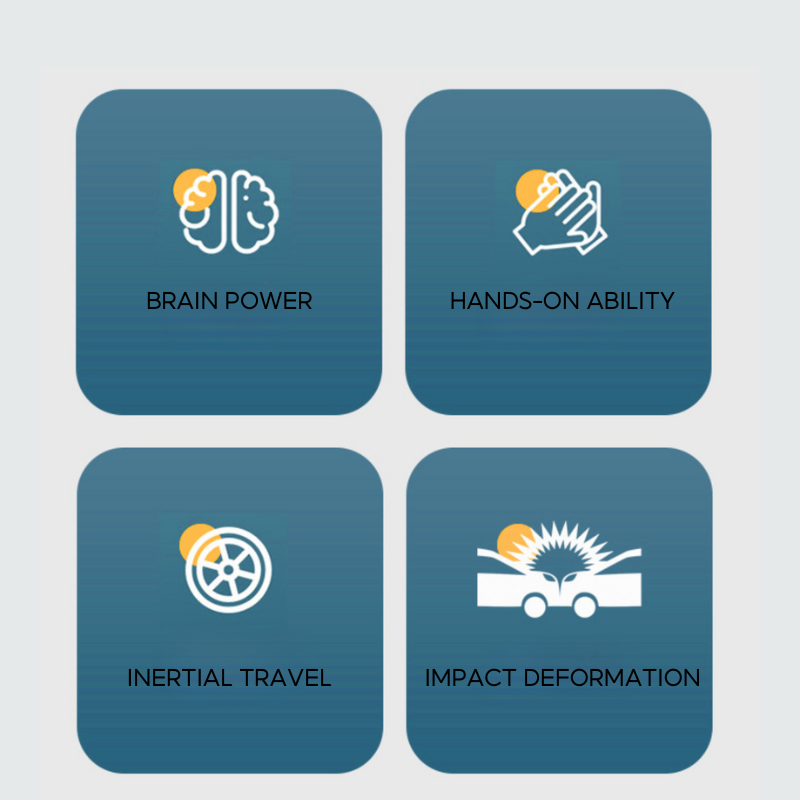 2 In 1 Collision Transformation Dinosaur Car Plastic Inertial Car Toy Action Collision Transforming Vehicles for Boy 3 Years+ - Little Kooma