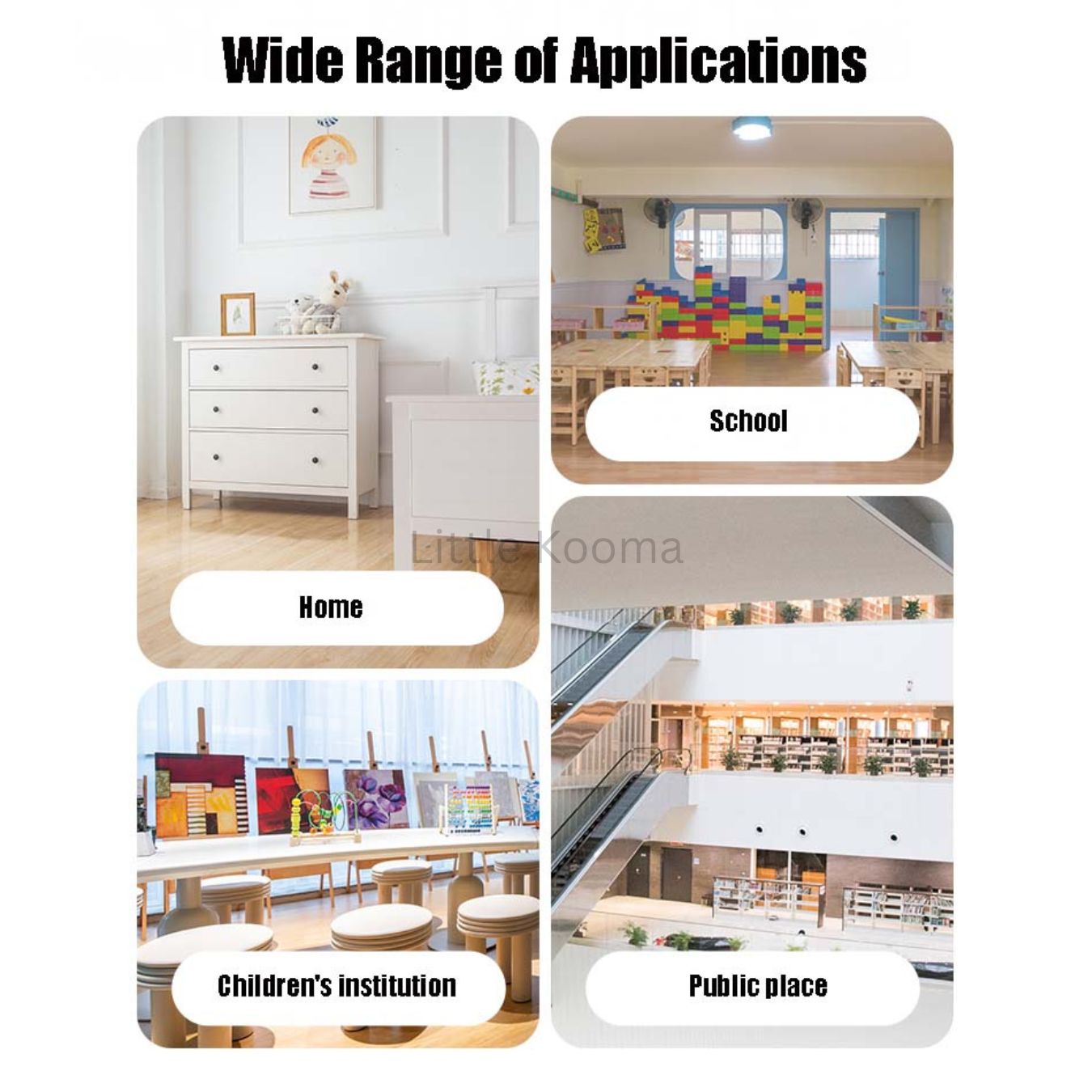 Baby Finger Pinch Guard – Door Gap Protector Strip, Anti-Clamp Safety Bar for Door Seams - Little Kooma