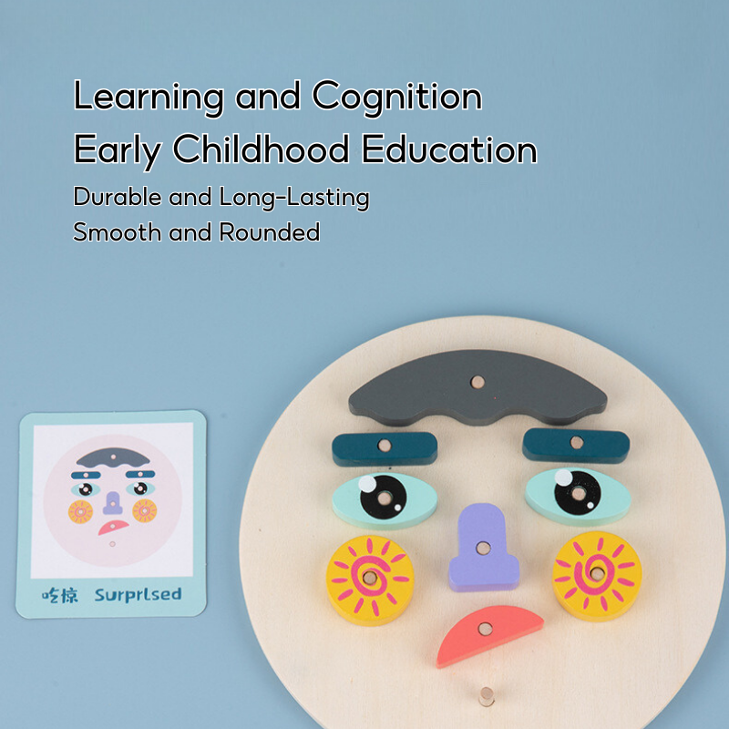 Wooden Face-Changing Toy 3 Years + - Little Kooma