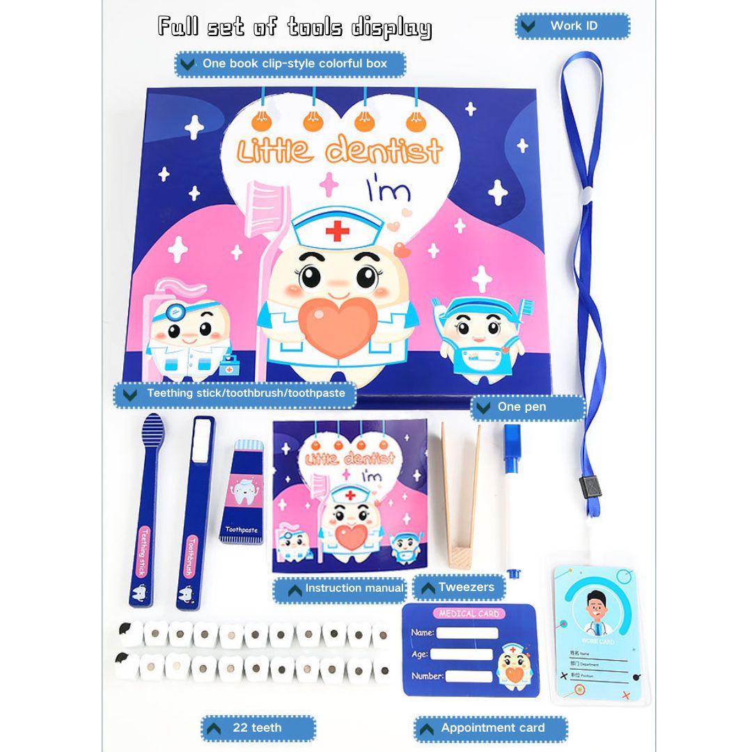 Little Dentist Write n Draw Play Set 3 Years + - Little Kooma
