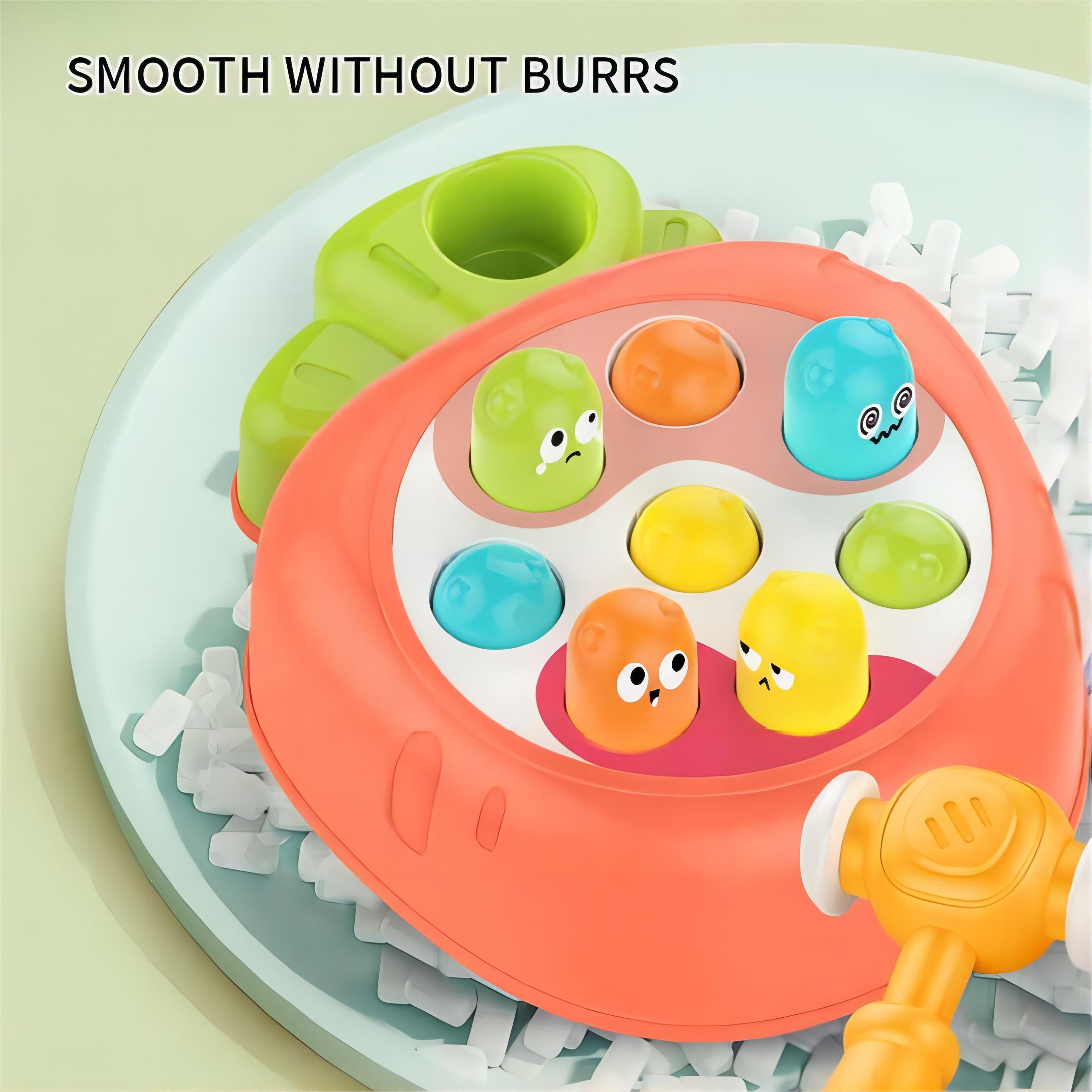 Whac-A-Mole Classic Hammer Game – Pure Mechanical Fun, No Batteries 18 Months + - Little Kooma