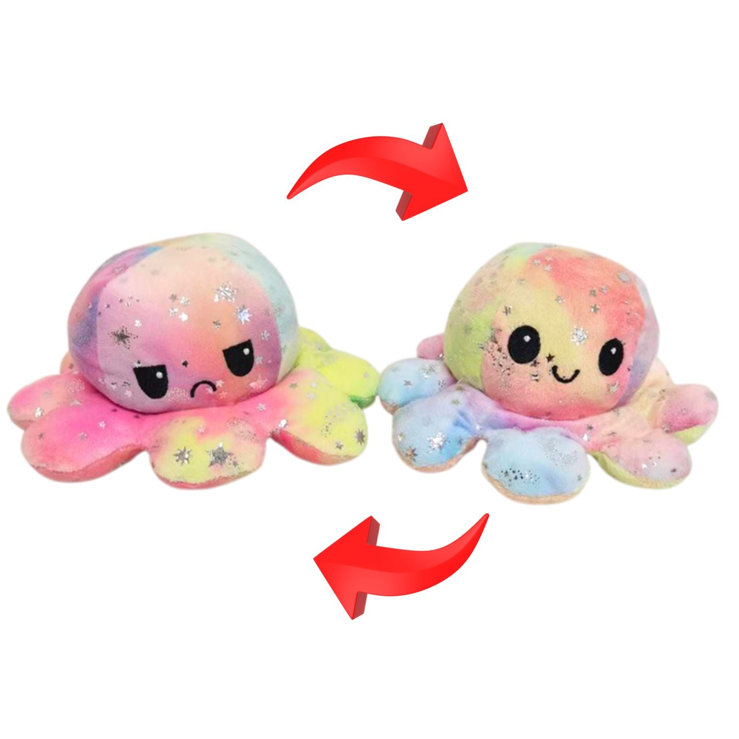 Kids Reversible Octopus Plush 20cm Clearance Sale 6 Years + - Little Kooma