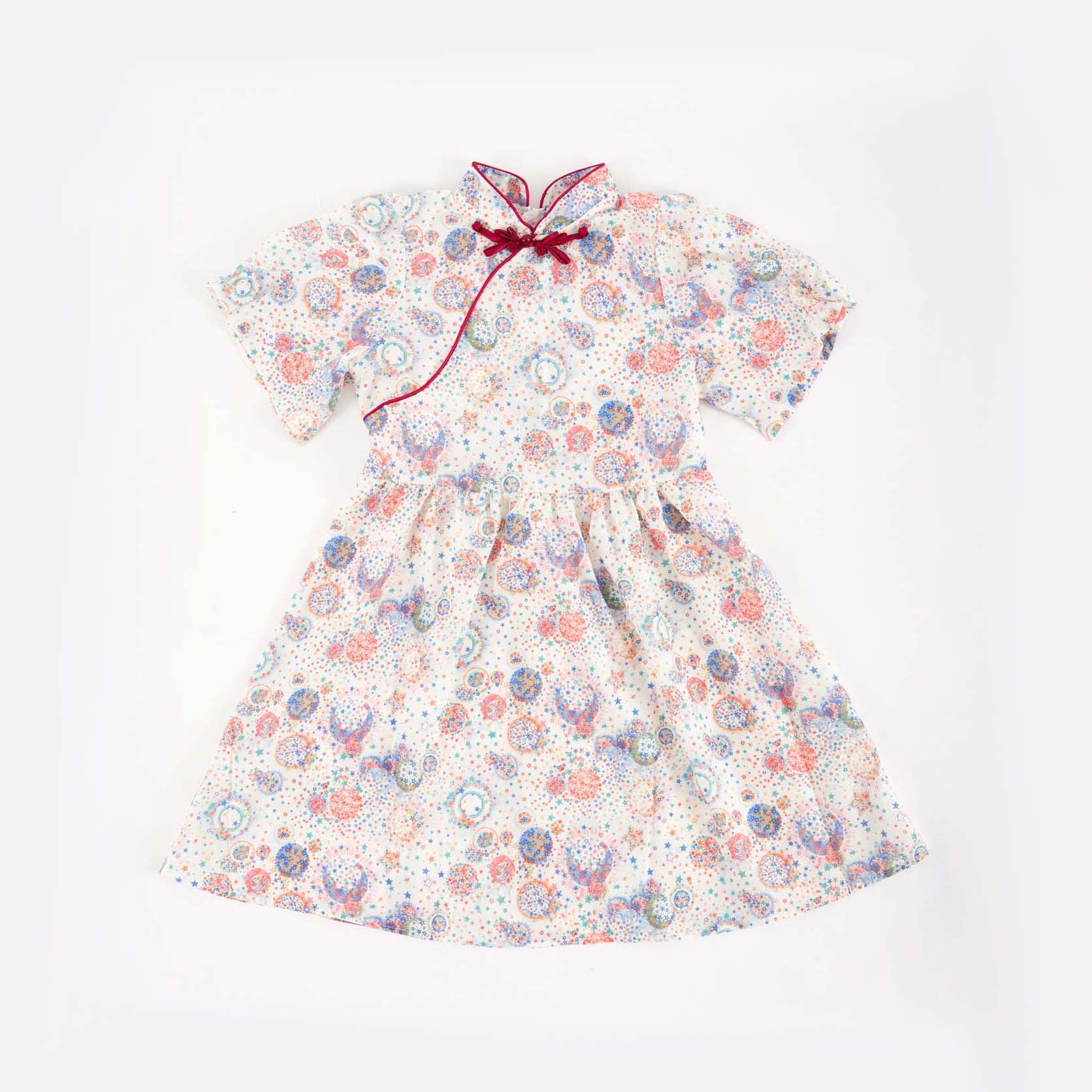 Singapore Souvenir Gift Star n Moon Baby Kids Girl Cheongsam Dress 0852 - Little Kooma