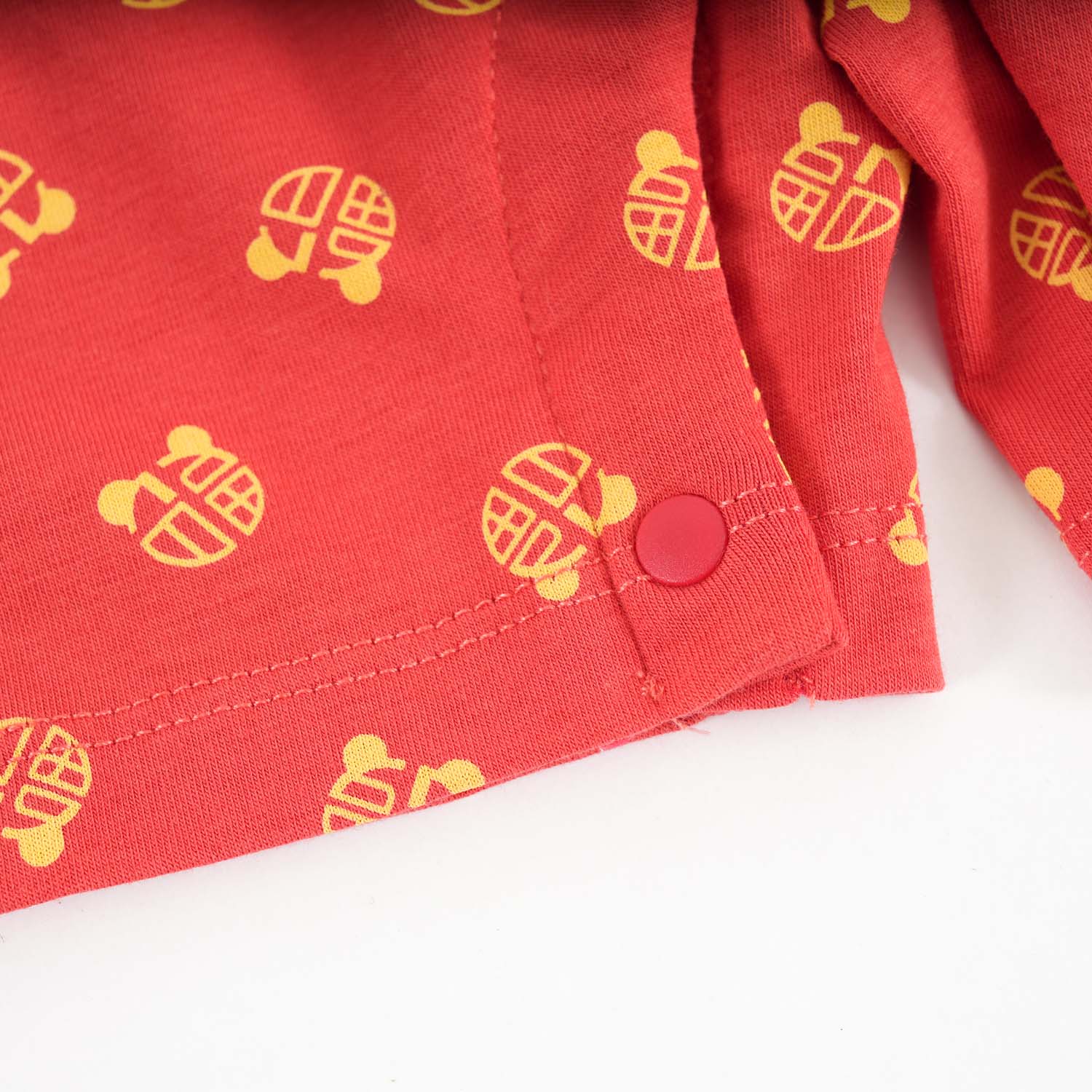 Singapore Souvenir Gift Blessing and Joy Family Set with Lucky Fu Characters Baby Boy Cheongsam Romper 0831 - Little Kooma