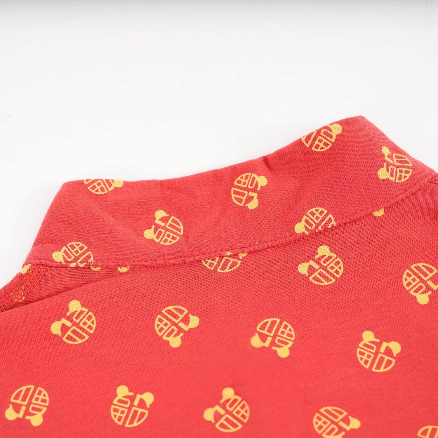 Singapore Souvenir Gift Blessing and Joy Family Set with Lucky Fu Characters Baby Boy Cheongsam Romper 0831 - Little Kooma