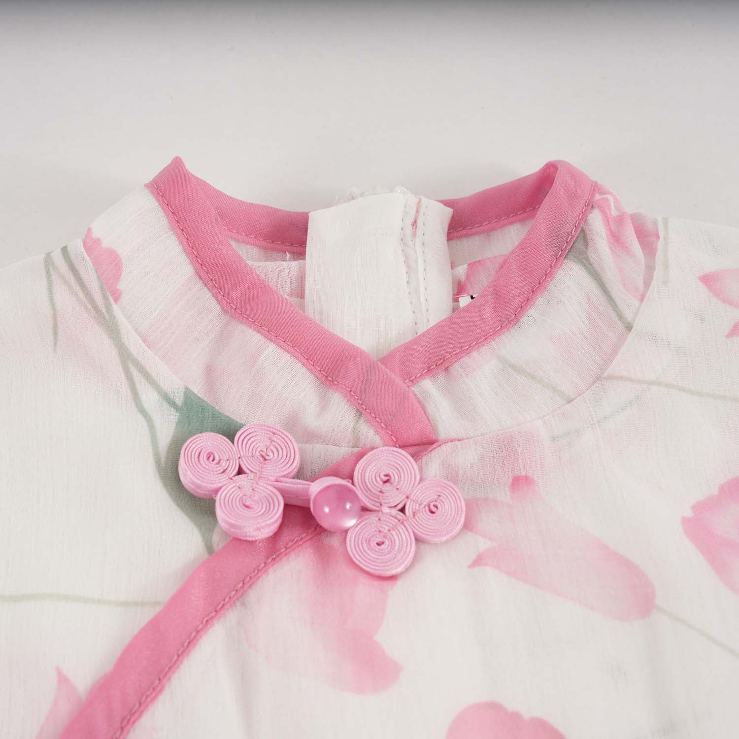 Singapore Souvenir Gift Lotus Flowers Baby Kids Girl Cheongsam Top n Pants Set 0847 - Little Kooma