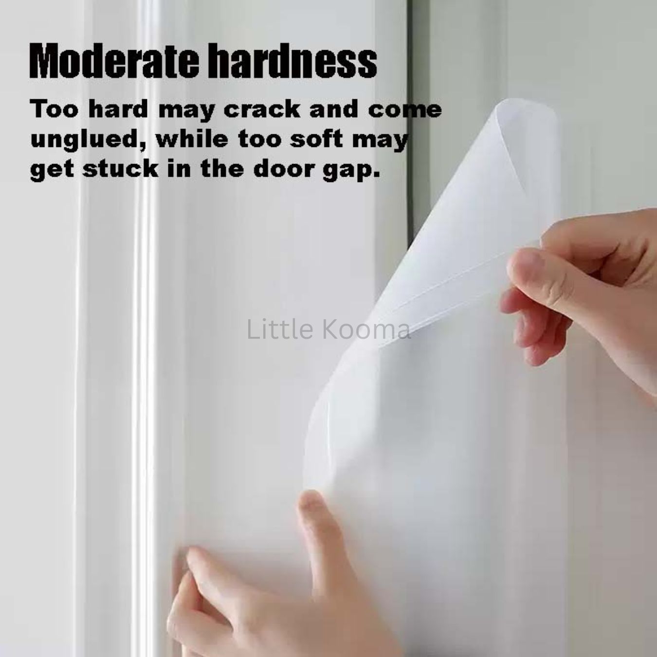 Baby Finger Pinch Guard – Door Gap Protector Strip, Anti-Clamp Safety Bar for Door Seams - Little Kooma