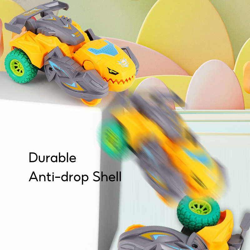 2 In 1 Collision Transformation Dinosaur Car Plastic Inertial Car Toy Action Collision Transforming Vehicles for Boy 3 Years+ - Little Kooma