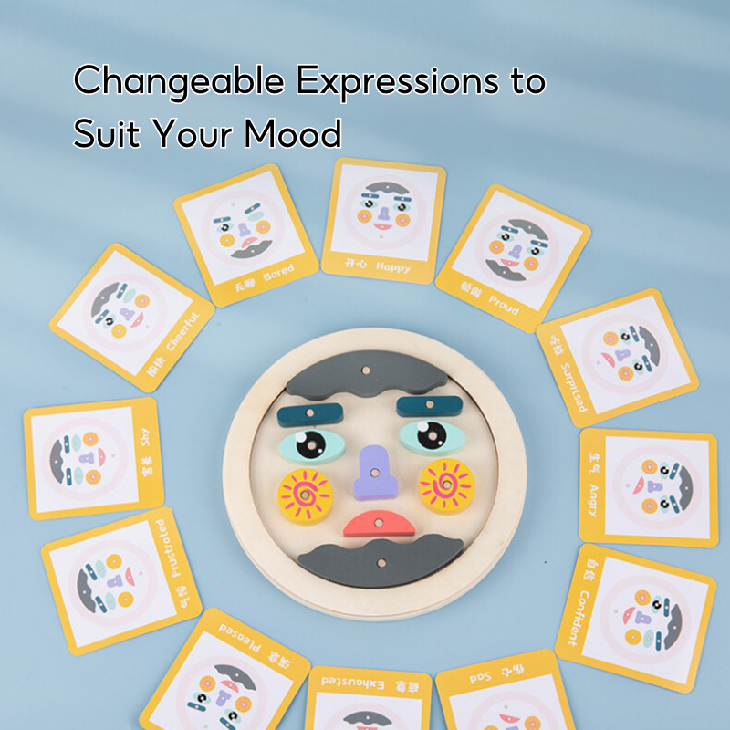 Wooden Face-Changing Toy 3 Years + - Little Kooma