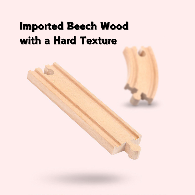 36PCS Wooden Train Tracks Magnetic Trains Toy Railway Kits for Kids Toddler Boys and Girls 3 Years + - Little Kooma