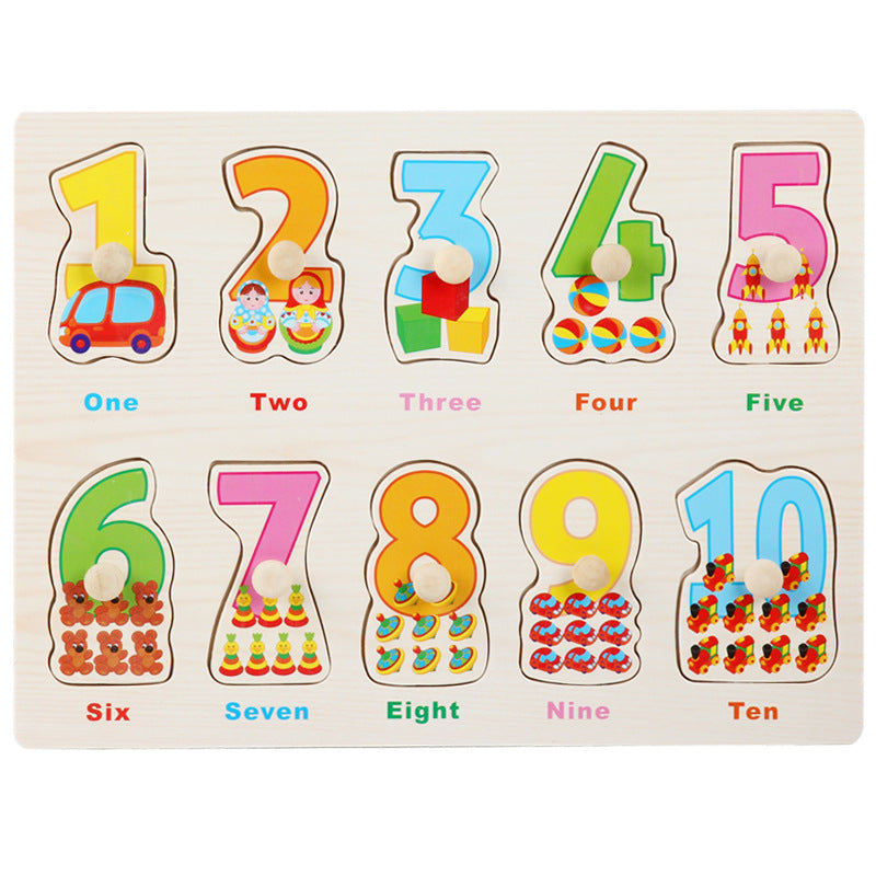 Wooden Toddler Animal Vehicle Puzzles w Handles Educational Montessori Puzzles Toys Clearance Sale 3 Years + - Little Kooma