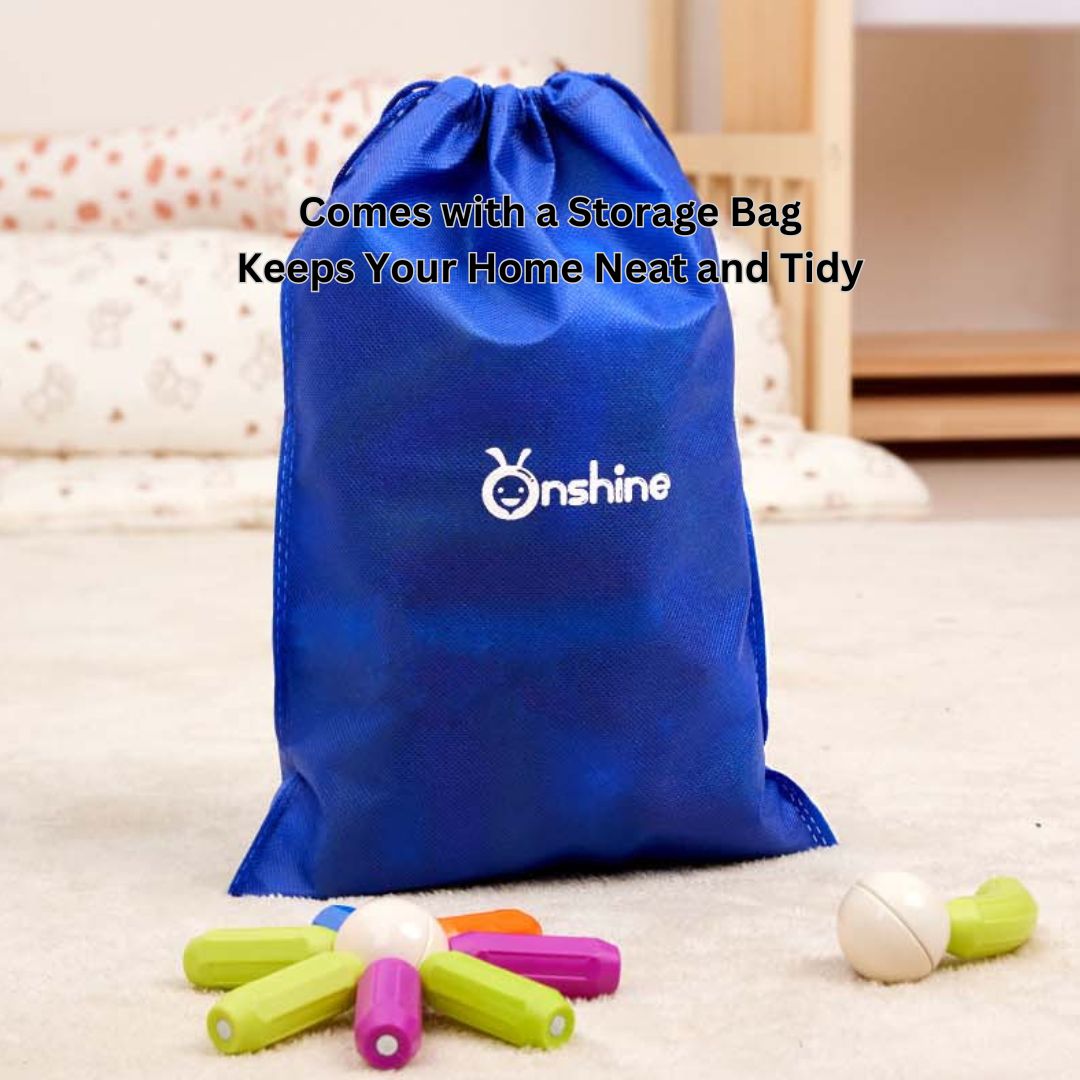 Versatile Rainbow Magnetic Rods – STEM Building Toys for Kids, Creative Construction Set with Magnetic Sticks and Balls for Ages 3-8 - Little Kooma