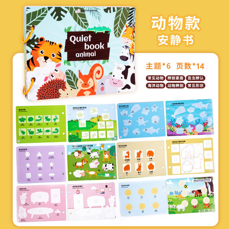 Kids Quiet Book Sticker Book Clearance Sale 3 Years + - Little Kooma