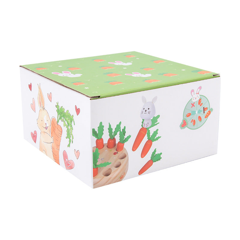 Magnetic Rabbit Radish Pulling Toy Clearance Sale 3 Years + - Little Kooma