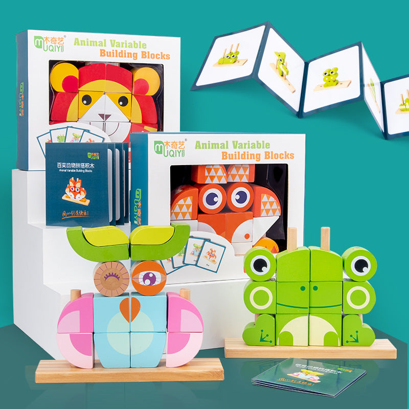 Wooden Building Blocks Clearance Sale 18 Months + - Little Kooma