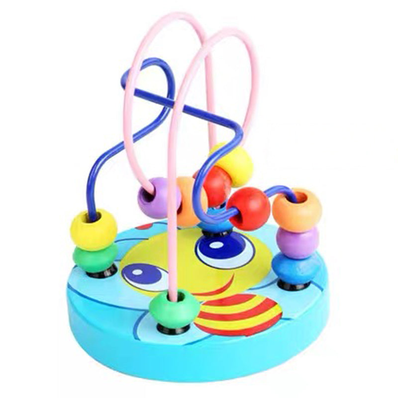 Kids Wooden Xylophone Clock Caterpillar Geometric Stacking Board Clearance Sale 3 Years + - Little Kooma