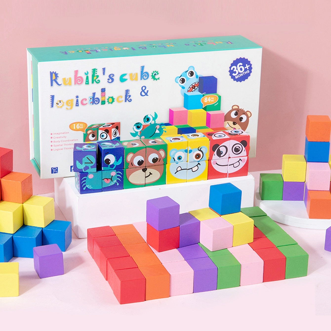 Rubik's Cube & Logic Blocks Clearance Sale 3 Years + - Little Kooma