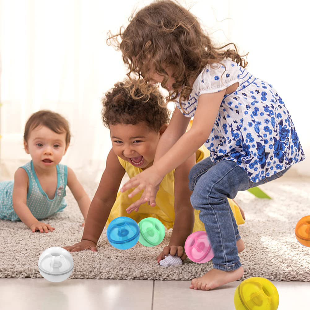 Baby Toddler Kids Water Play Reusable Magnetic Self-sealing Donut Water Balls Easy Quick Fill Splash Water Balls - Little Kooma