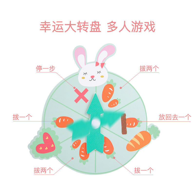 Magnetic Rabbit Radish Pulling Toy Clearance Sale 3 Years + - Little Kooma