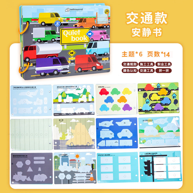 Kids Quiet Book Sticker Book Clearance Sale 3 Years + - Little Kooma