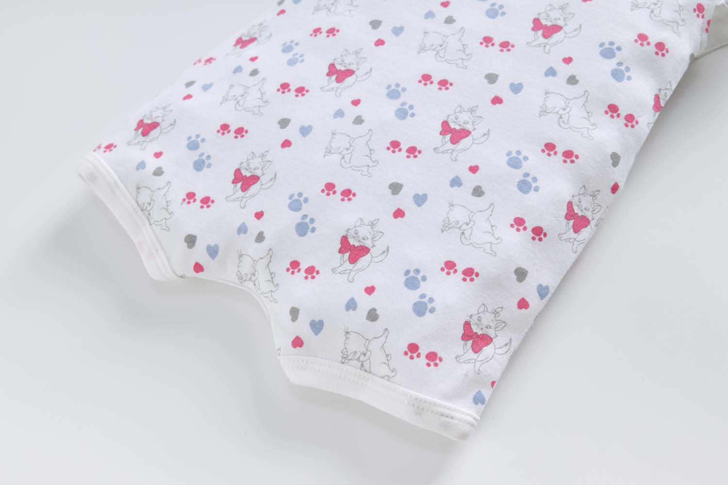 Baby Girl Pink Bowtie Cat Romper - Little Kooma