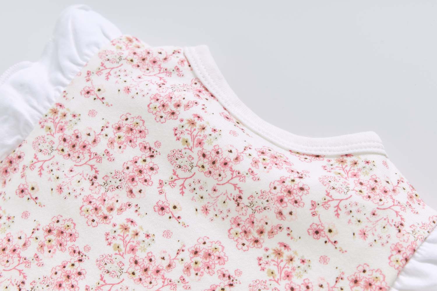 Baby Girl Pink Floral Romper - Little Kooma