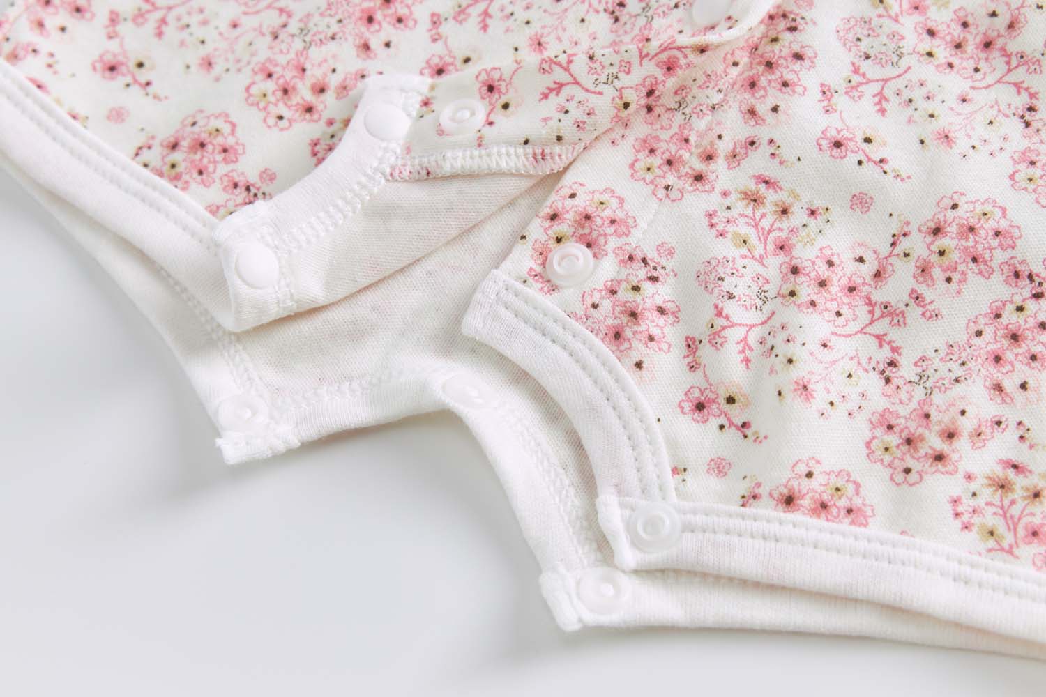 Baby Girl Pink Floral Romper - Little Kooma