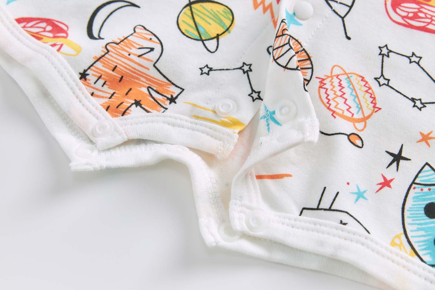 Baby Boy Space Rocket Lion Romper - Little Kooma