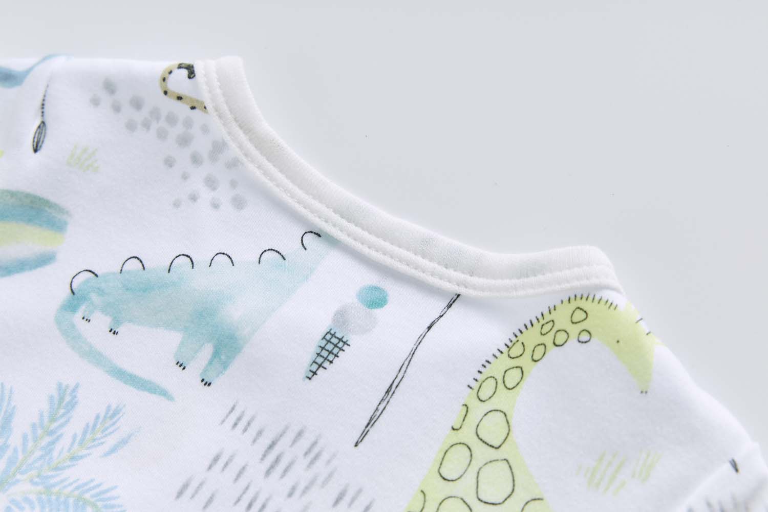 Baby Boy Giraffe Elephant Zebra Romper - Little Kooma