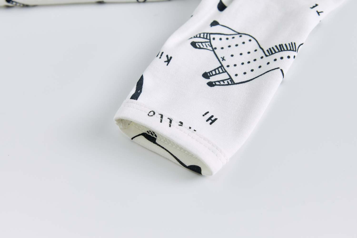 Baby Boy Cotton Sleepsuit Elephant Panda Giraffe Two Way Zipper All In One Jumpsuit - Little Kooma