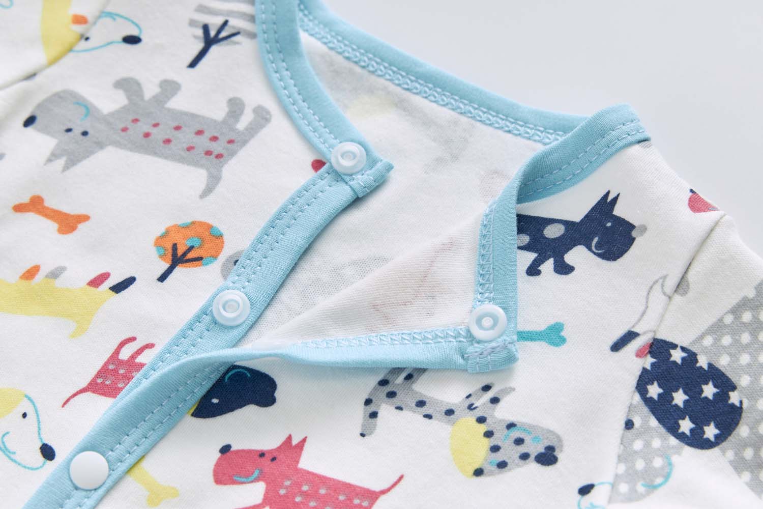 Baby Boy Cotton Sleepsuit Puppy All In One Jumpsuit - Little Kooma