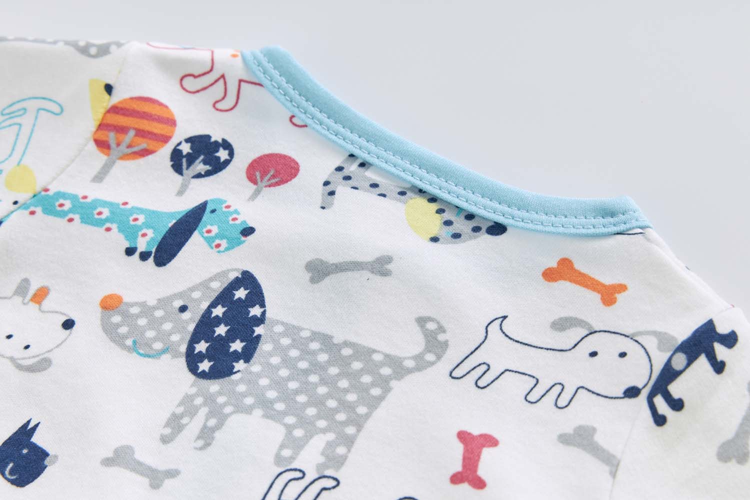 Baby Boy Cotton Sleepsuit Puppy All In One Jumpsuit - Little Kooma