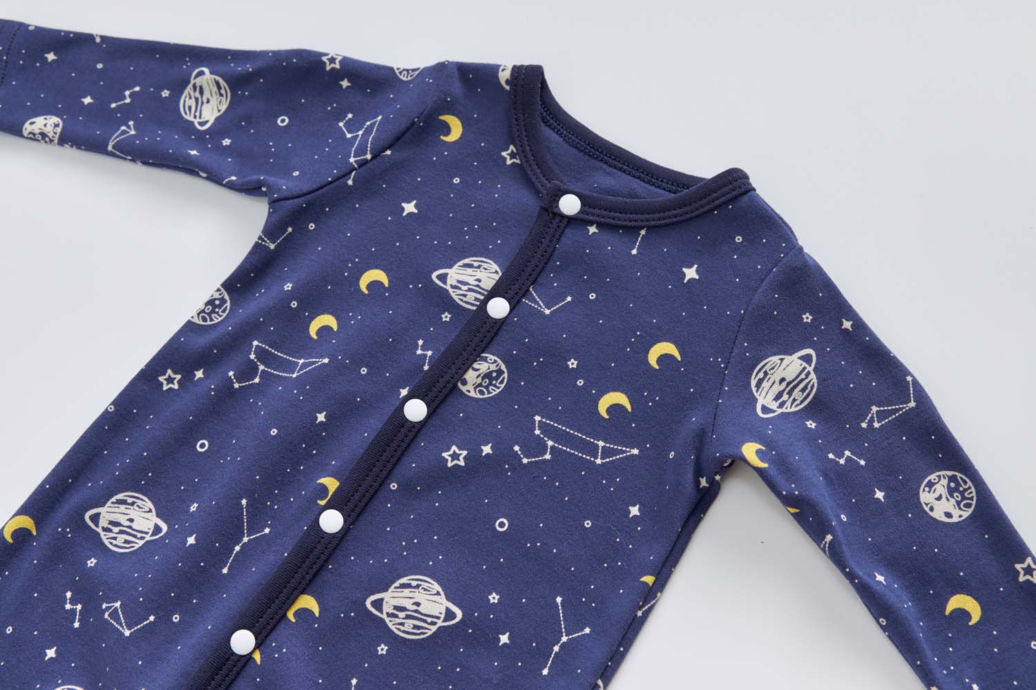 Baby Boy Cotton Sleepsuit Space All In One Jumpsuit - Little Kooma