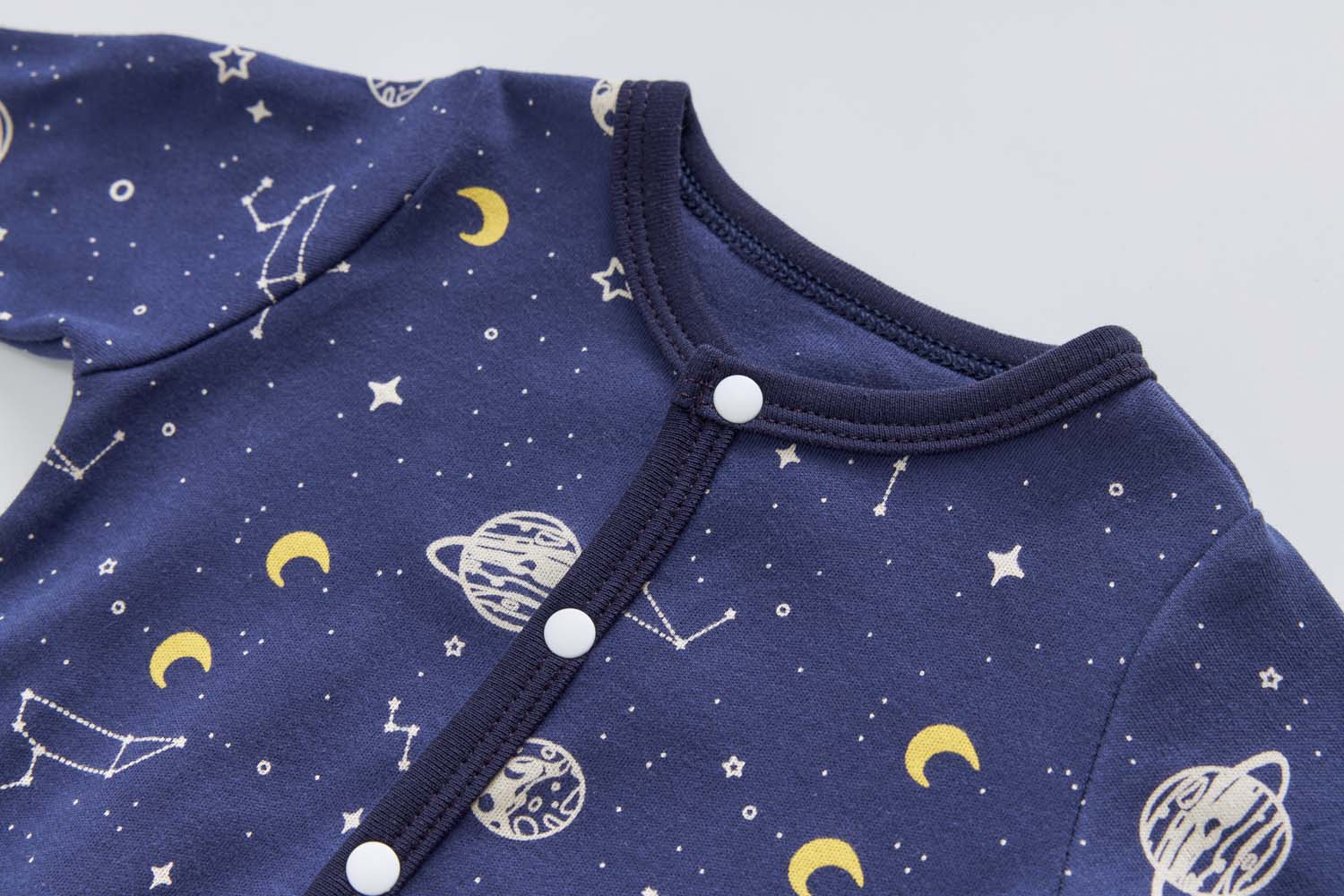 Baby Boy Cotton Sleepsuit Space All In One Jumpsuit - Little Kooma