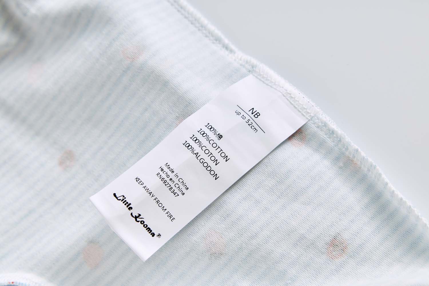 Baby Cotton Sleepsuit Blue Stripes Strawberry Two Way Zipper All In One Jumpsuit Feet Cover - Little Kooma